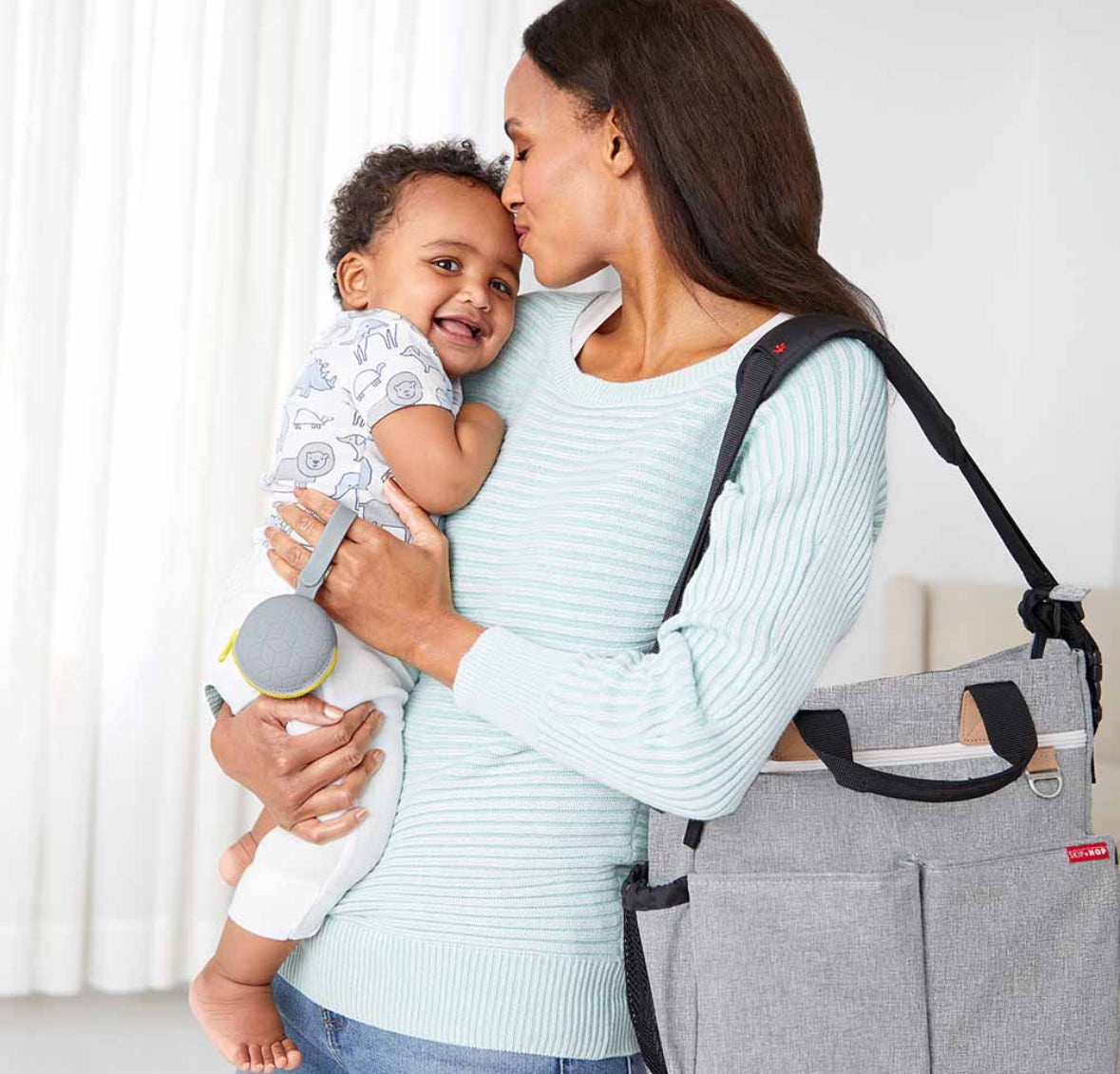 Pacifier holder - grey