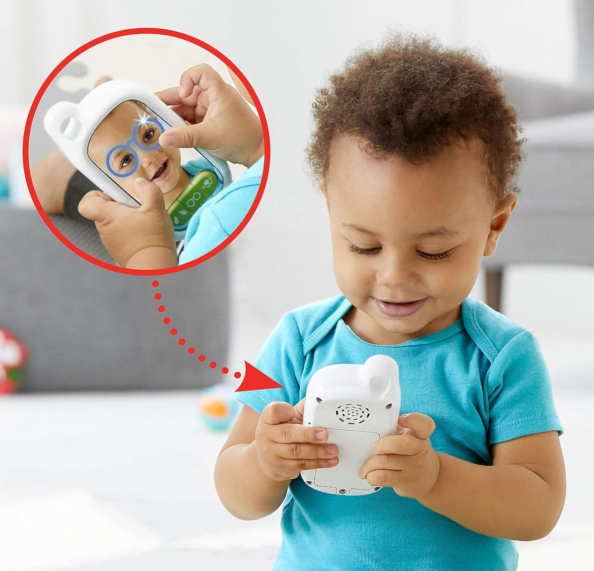 Baby selfie phone toy