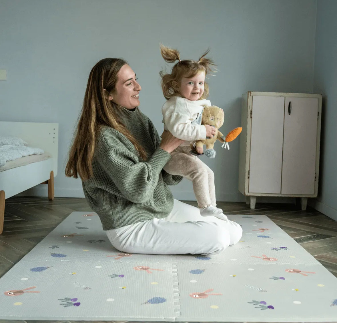 Urban garden foam play mat