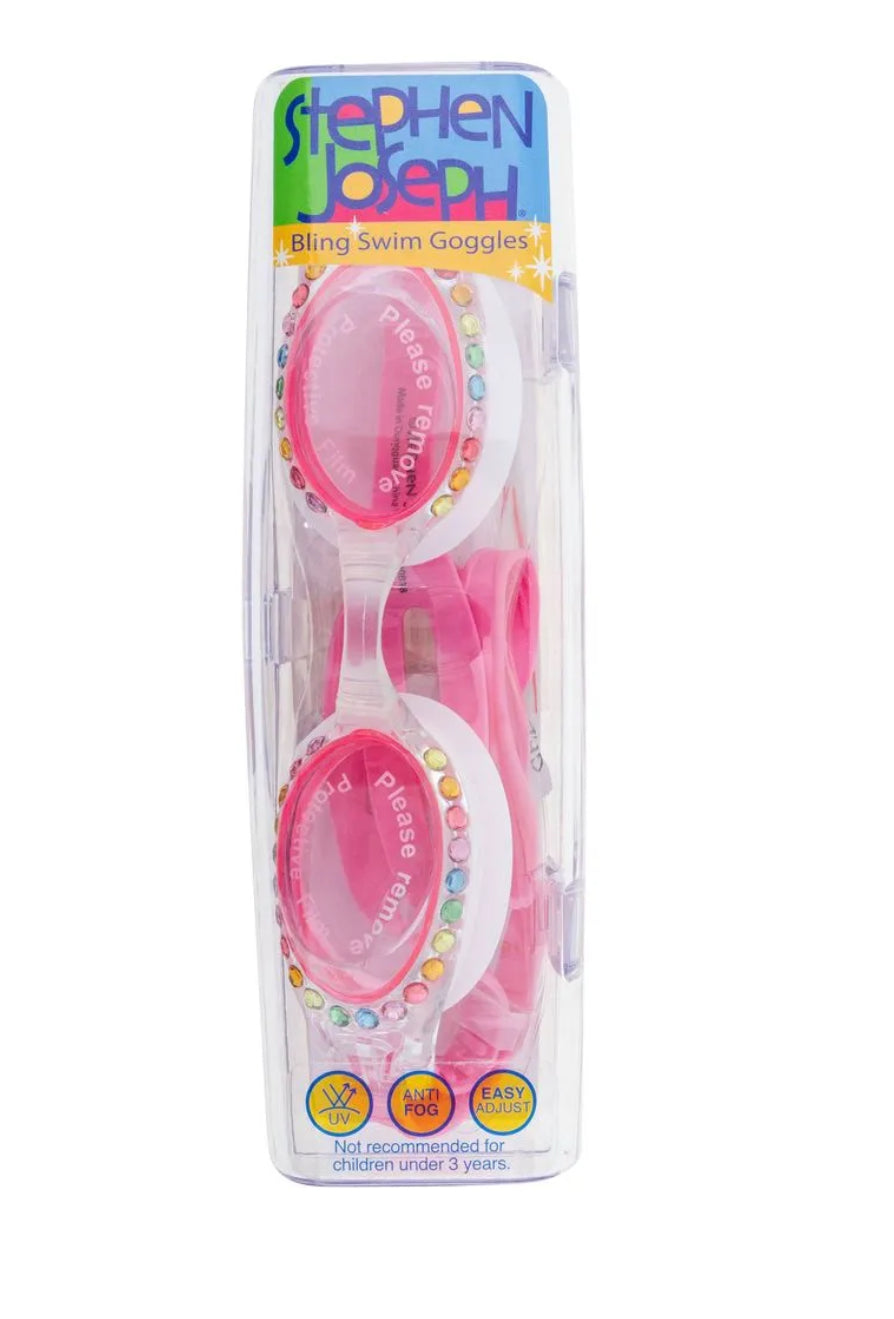 Sparkle swim goggles - rainbow