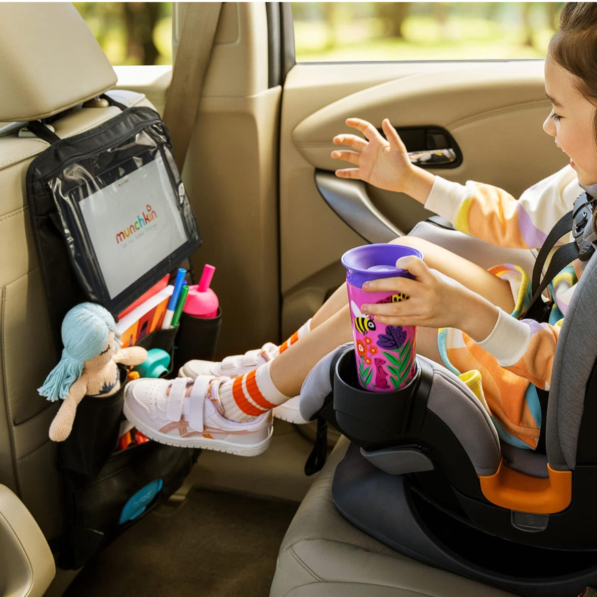 Brica backseat organizer with wipes case