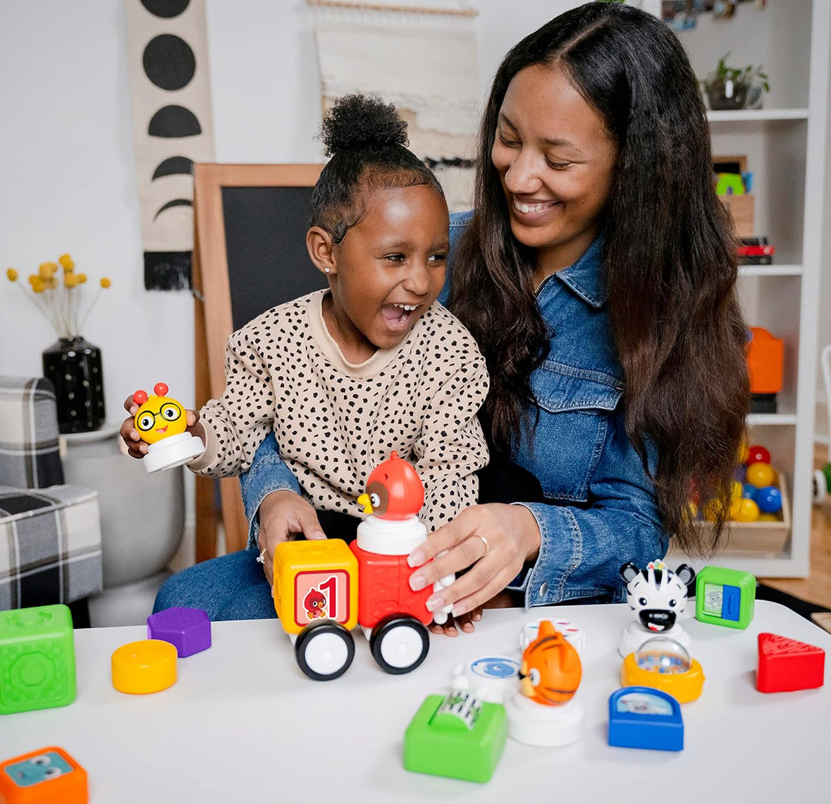 Connectables building magnetic activity blocks - 20 pcs