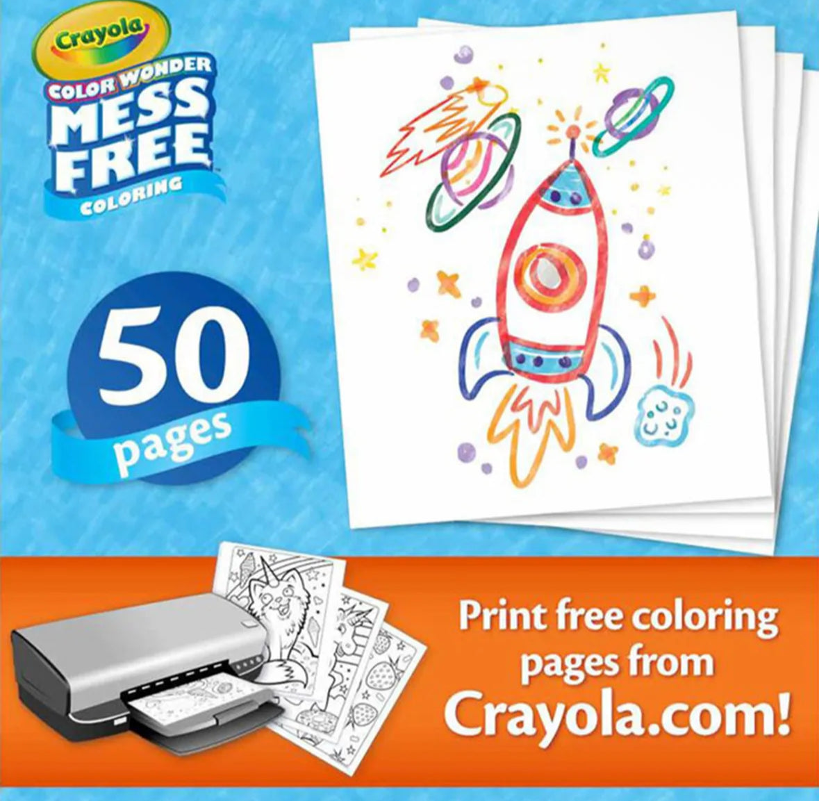 Color wonder coloring pages - 50 pages