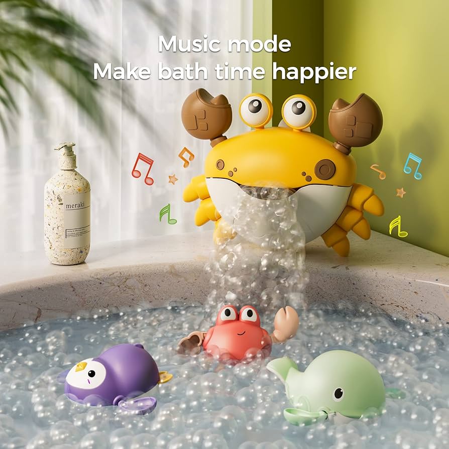 Bubble making crab toy - 4pcs