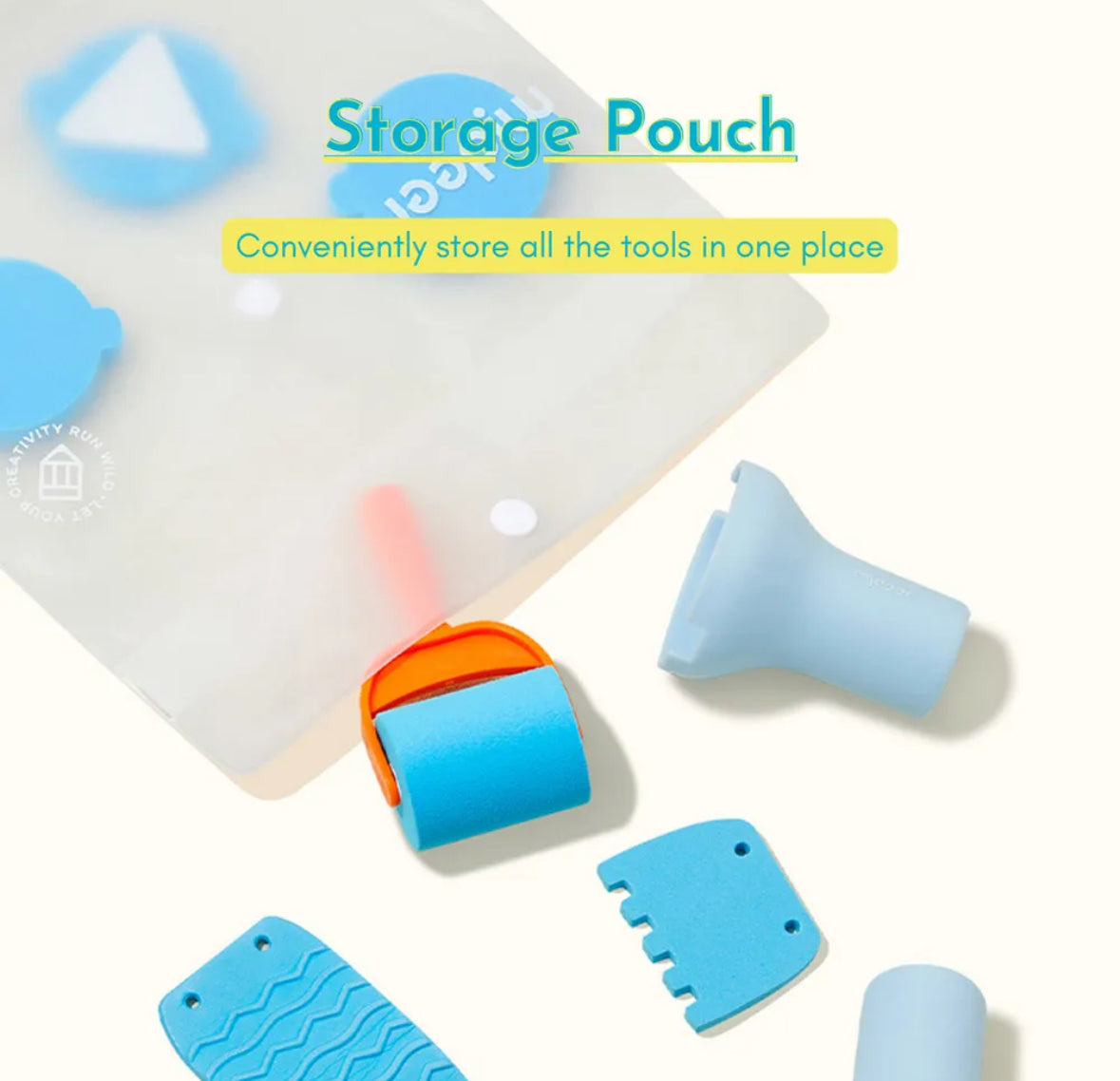 Finger painting tools set
