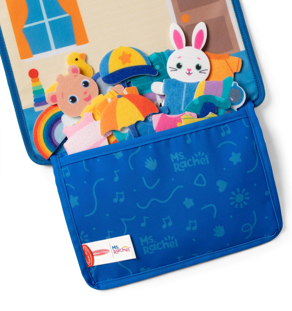 Ms.Rachel what to wear felt activity board