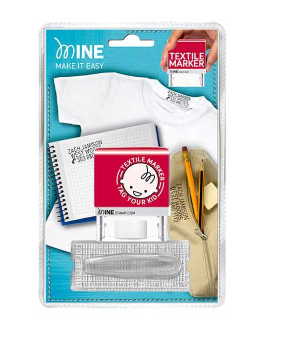 طابع المنجم للملابس والكتب