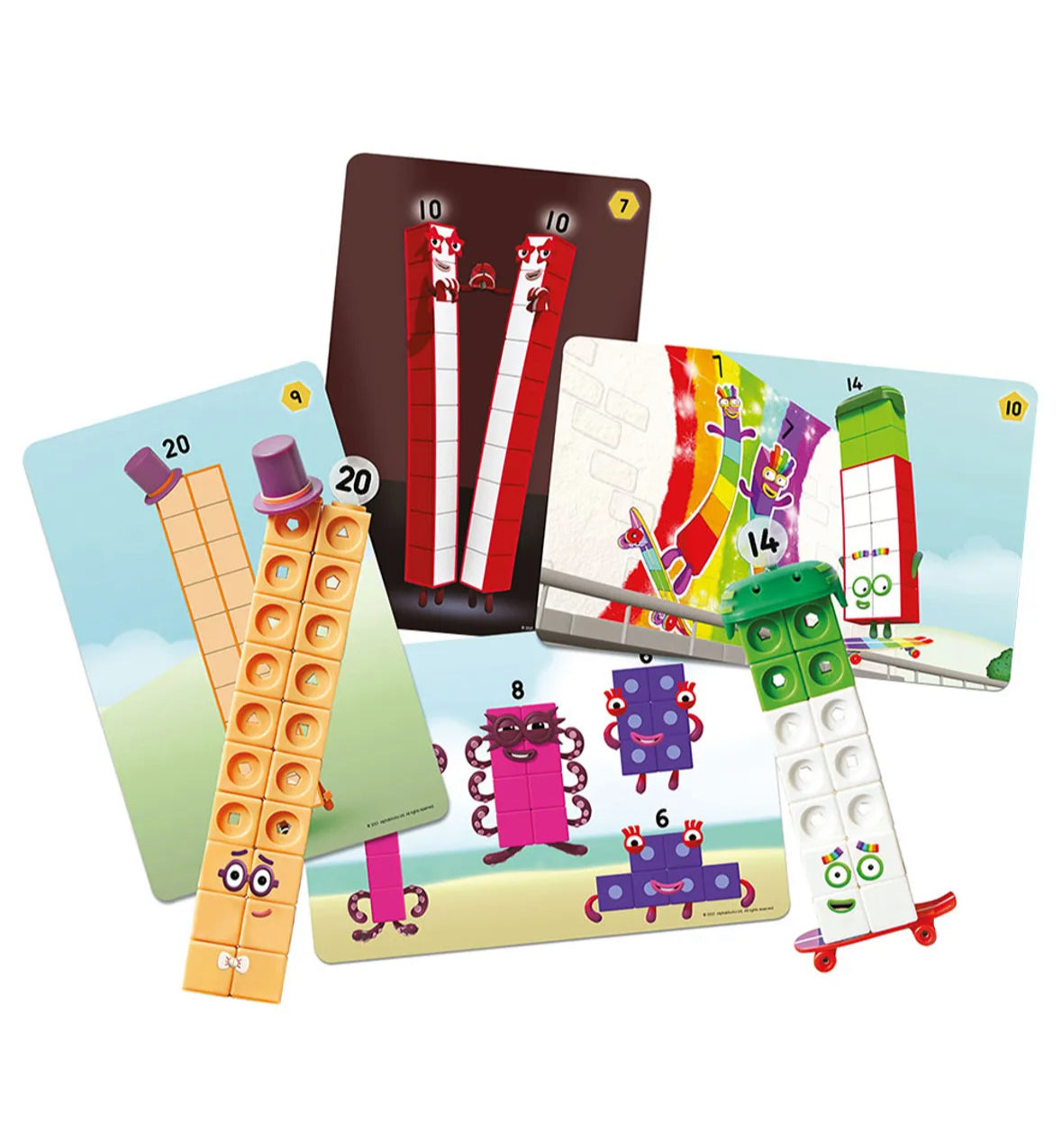 Mathlink cubes number blocks 11-20 activity set