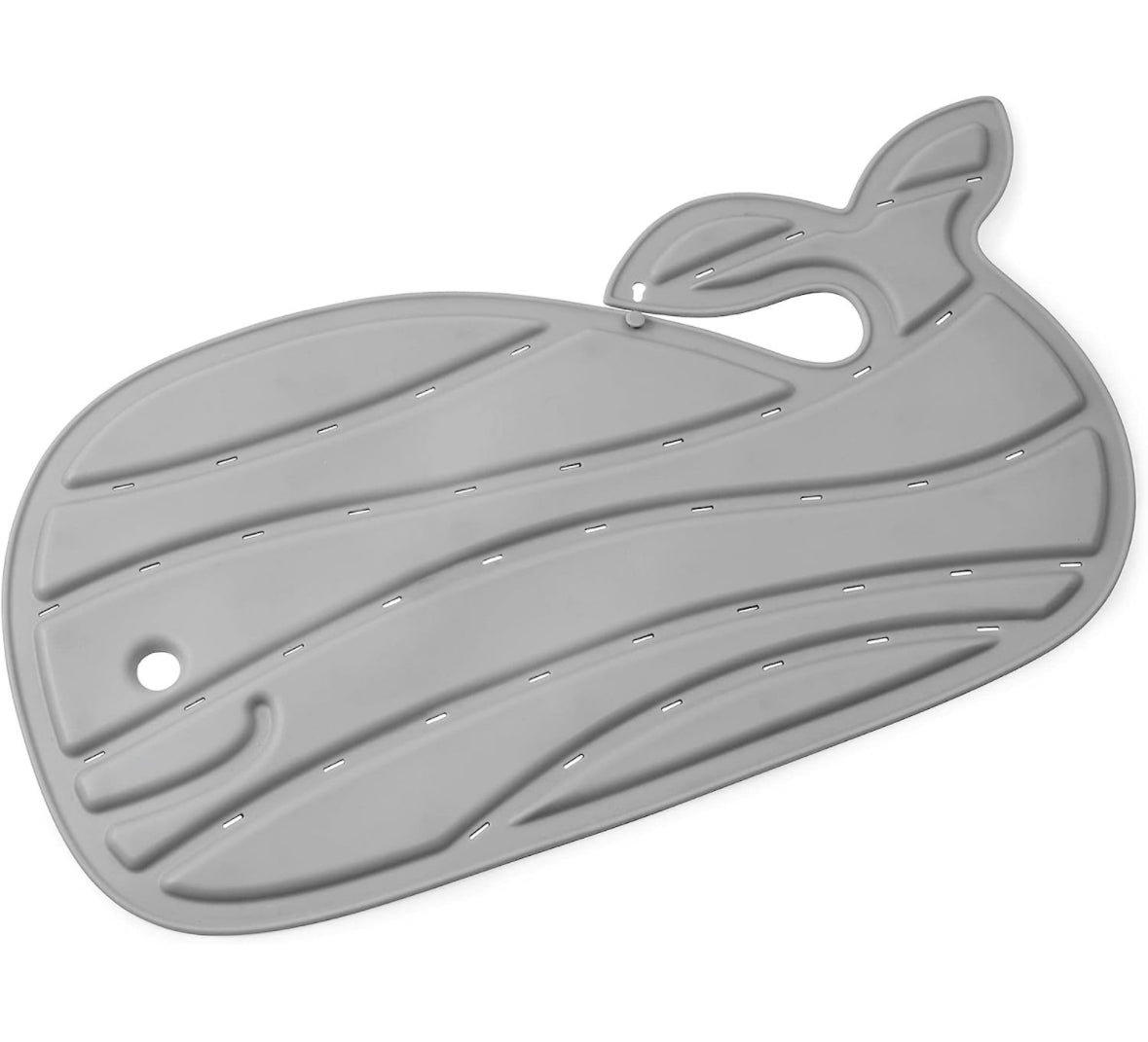 سجادة حمام الأطفال غير القابلة للانزلاق من موبي - رمادي