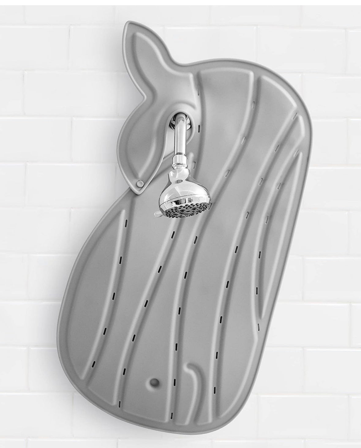 سجادة حمام الأطفال غير القابلة للانزلاق من موبي - رمادي