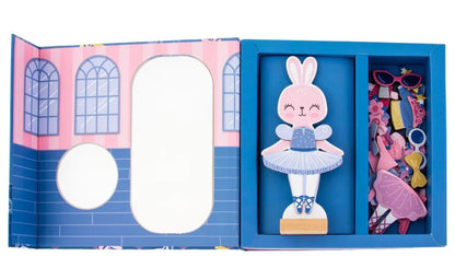 Magnetic dress up doll - bunny&mouse