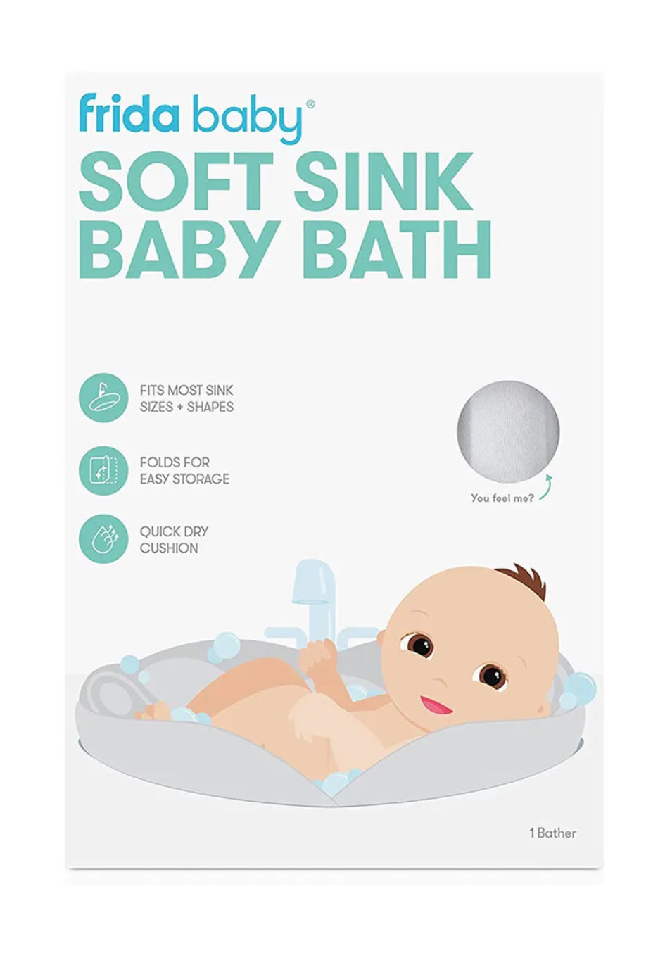 Baby bathtub with bath cushion