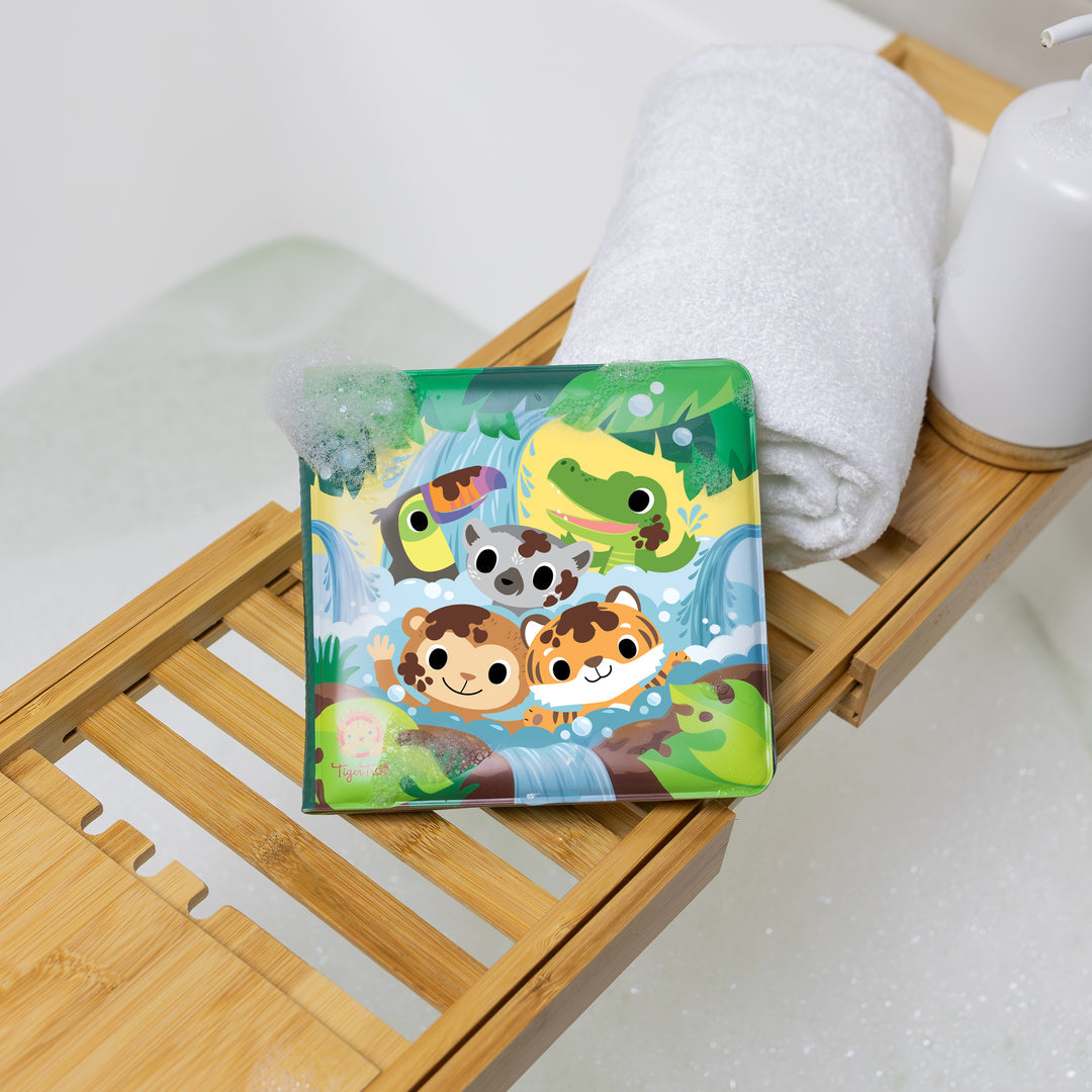 Bath book - messy jungle