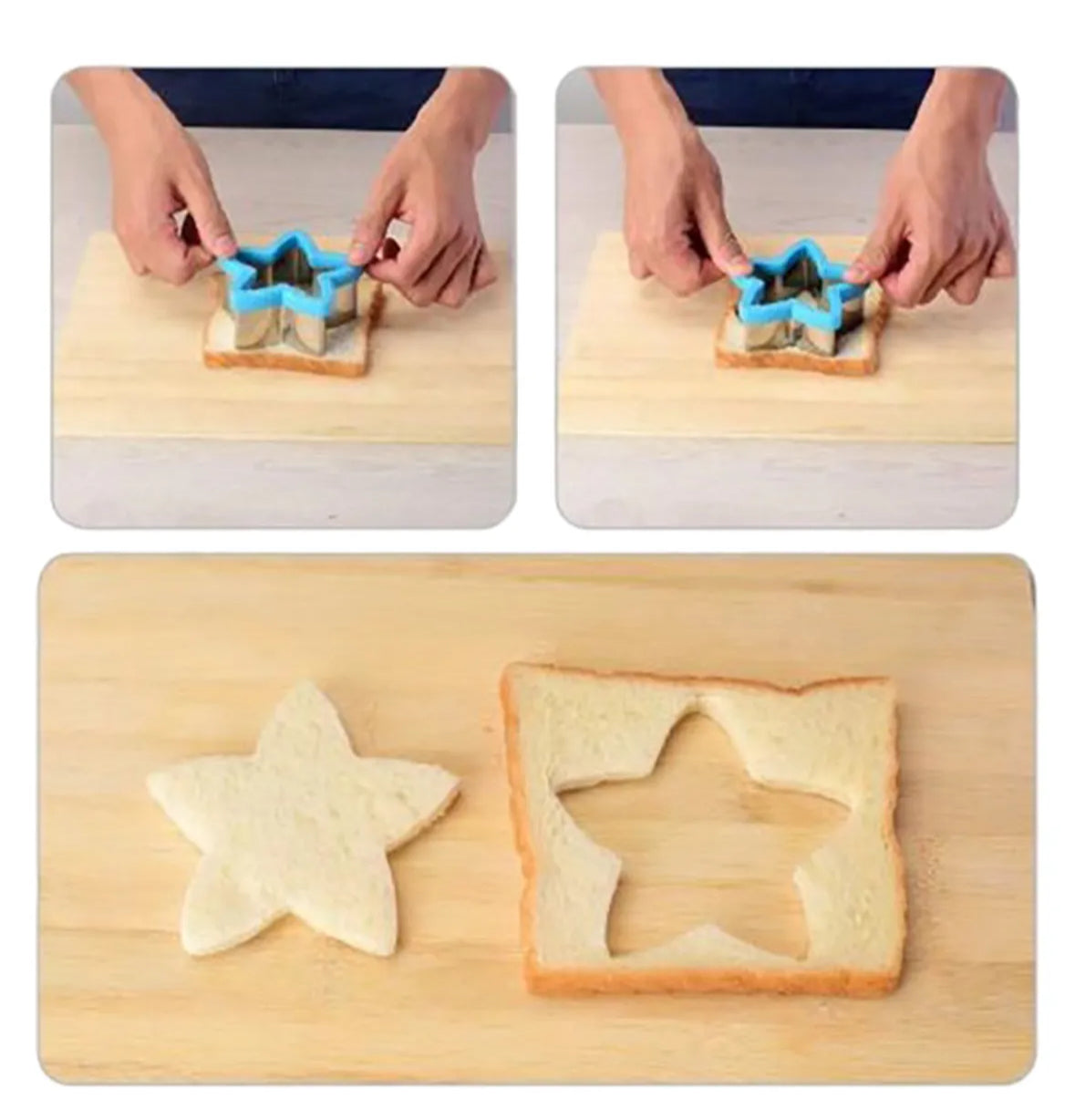 Sandwich cutter - 4 pcs