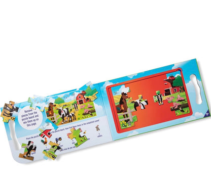 Take-along jigsaw puzzle - farm