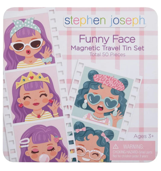 Magnetic funny face / girl set