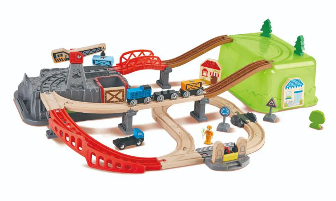 Railway bucket builder set