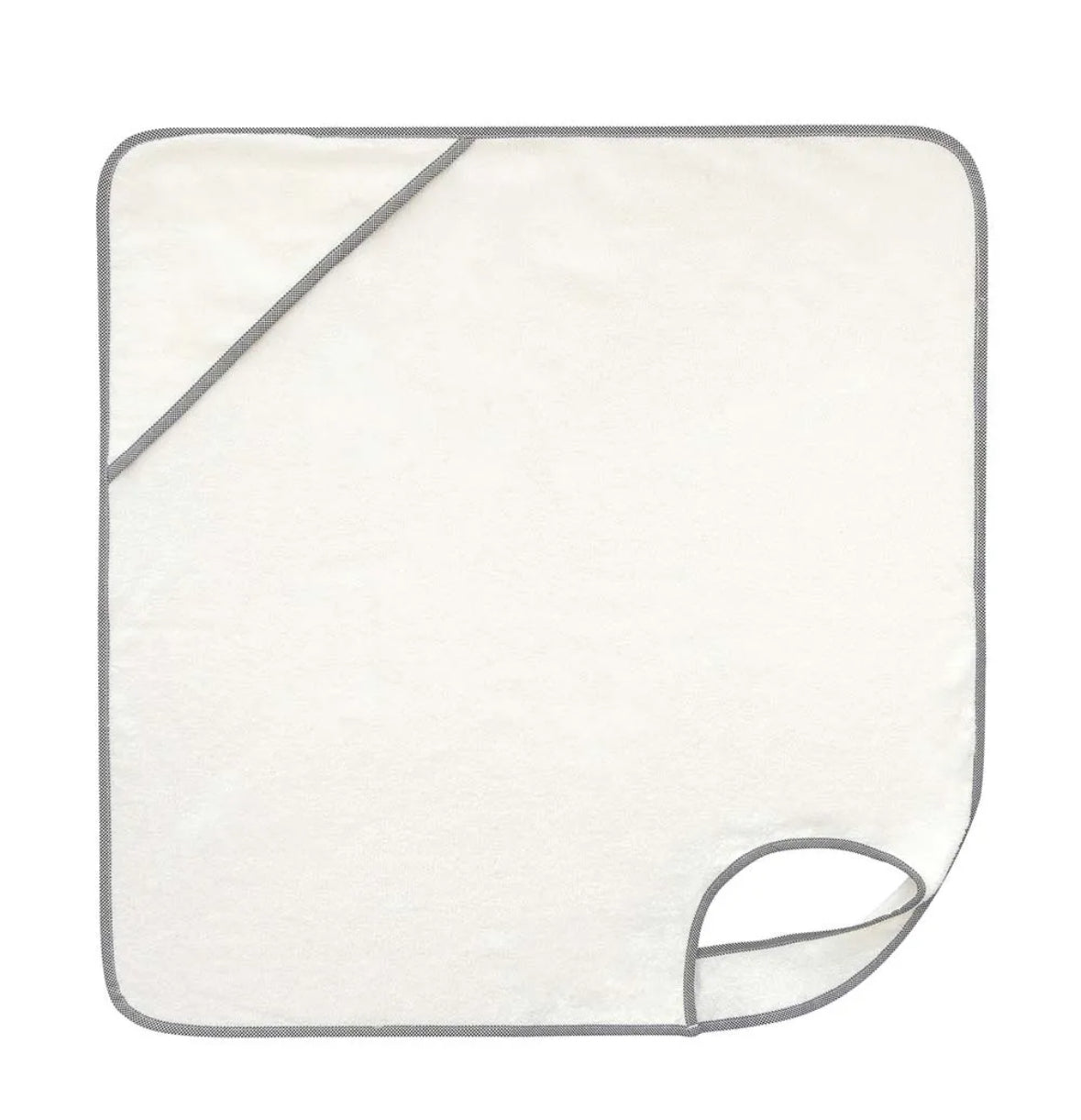 Apron towel with piping