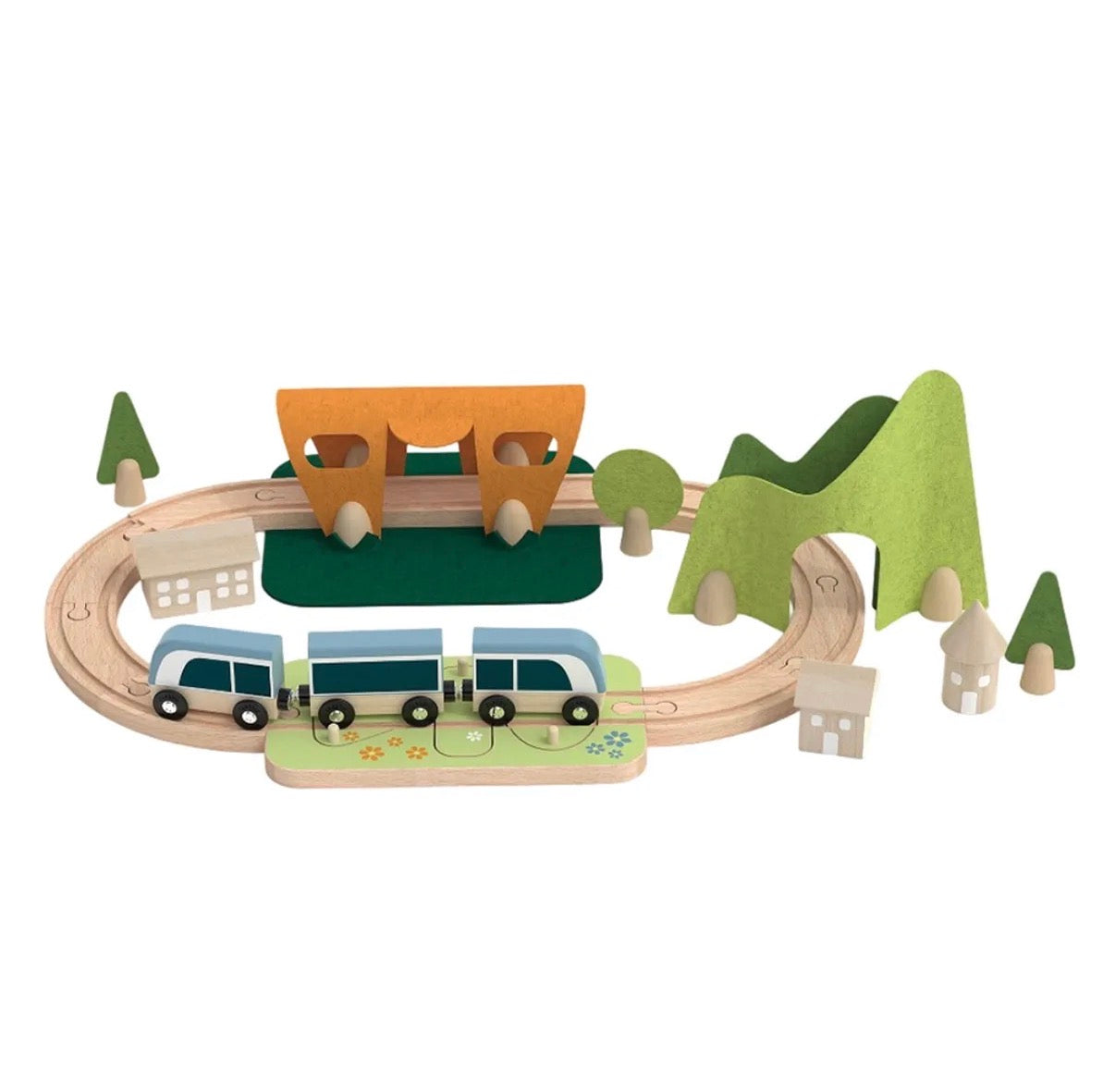 Little train playset