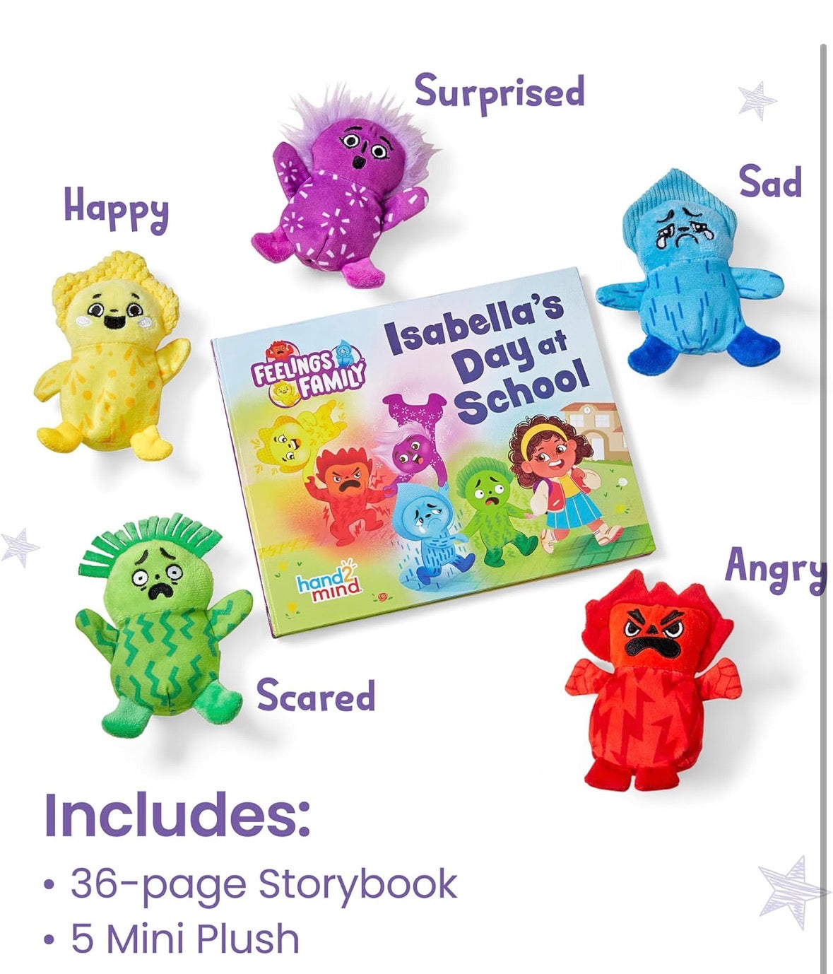 Feelings Family Introductory Storybook and Plush Set