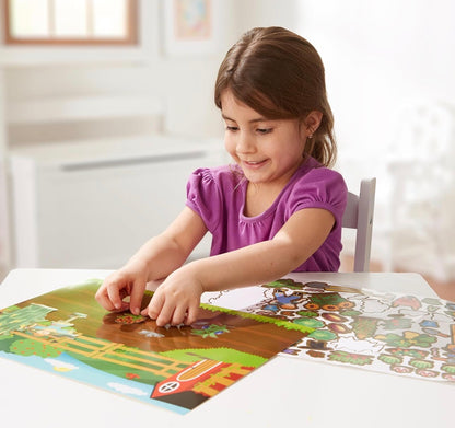 Reusable sticker pad - farm