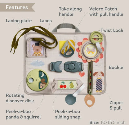 easier Learning snap’n learn activity busy board