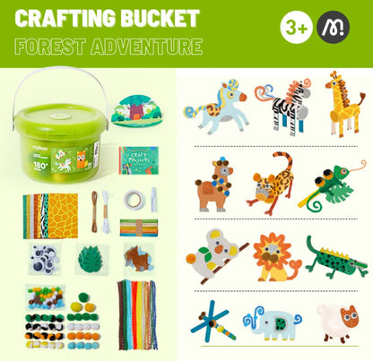 DIY craft bucket - forest adventure- 180 pcs