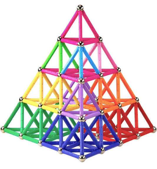 Magnetic Building Sticks Blocks - 220pcs