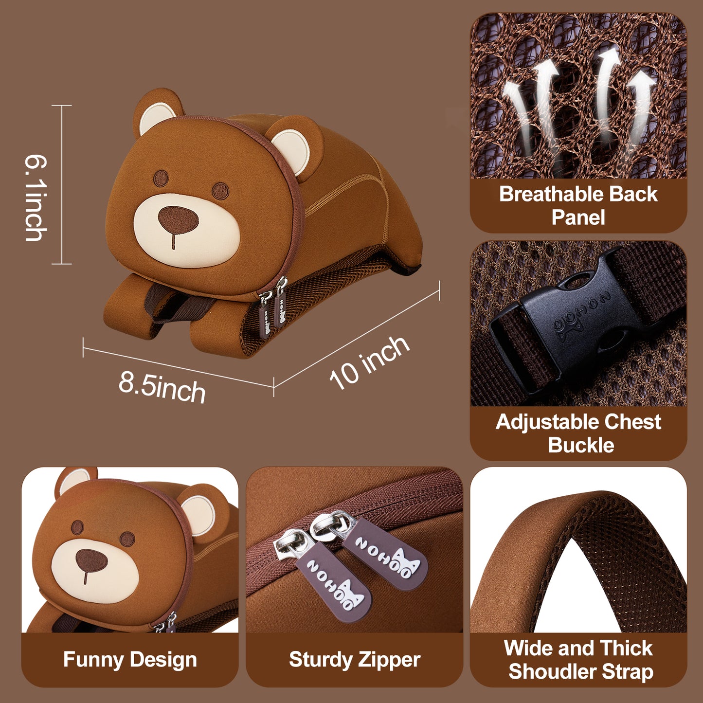 3D backpack / bear