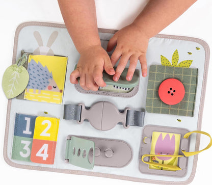 Activity buckles board Montessori toy