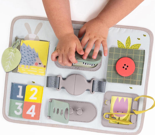 Activity buckles board Montessori toy