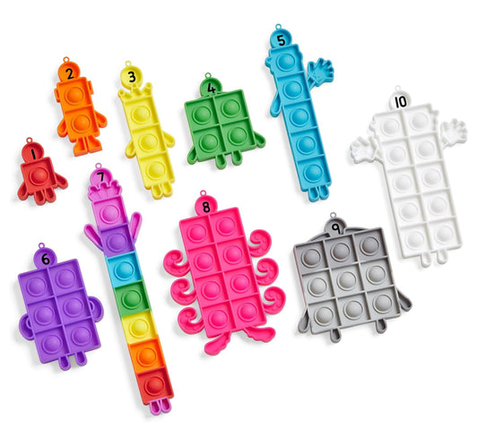 Numberblocks Sensory Bubble Poppers