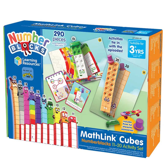 Mathlink cubes number blocks 11-20 activity set