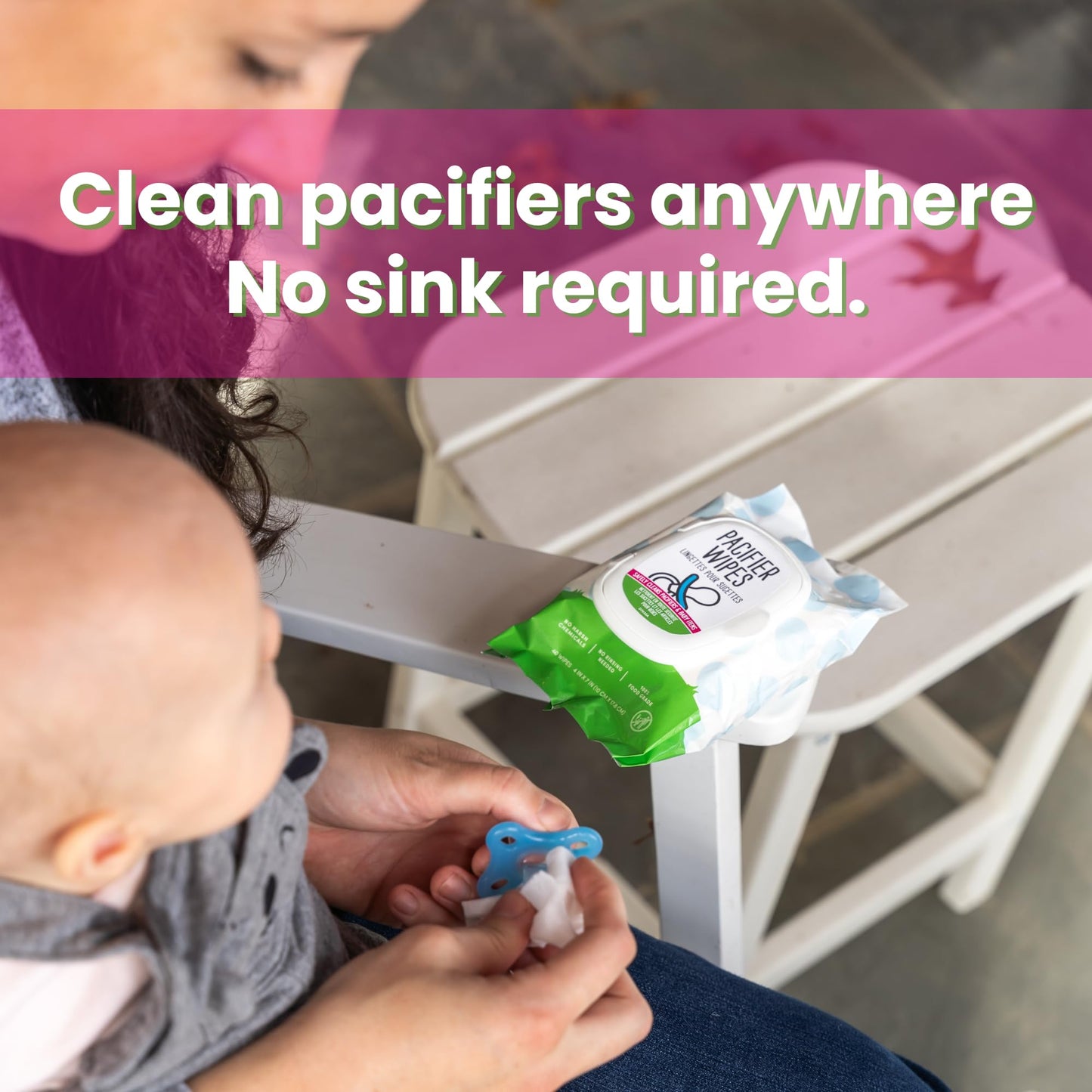 Pacifier wipes