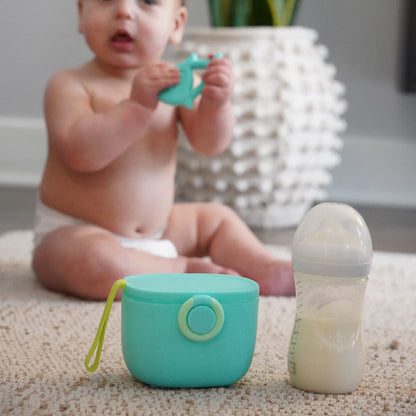 Baby Formula Storage Container with Integrated Scoop