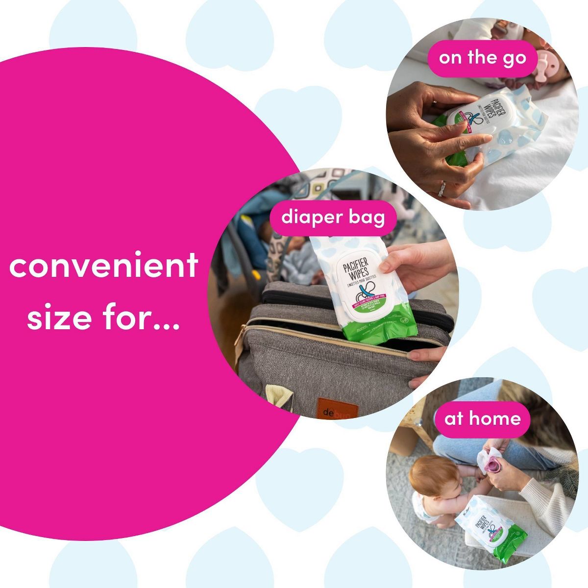 Pacifier wipes - 40 wipes