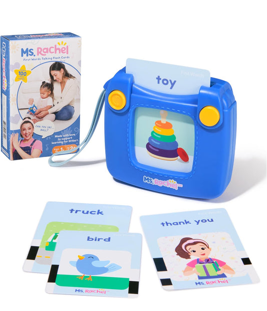 Ms.Rachel first words talking flash cards with electronic reader - 100 words