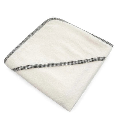 Apron towel with piping