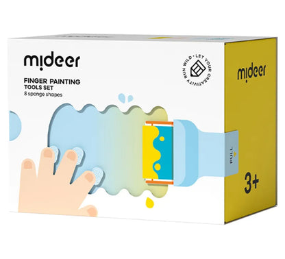 Finger painting tools set