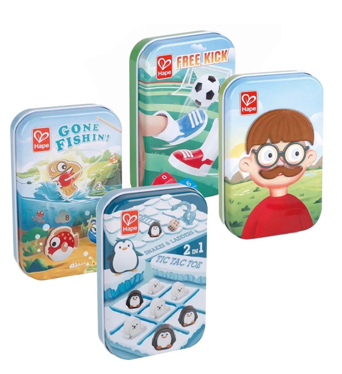 Games travel set - 4 pcs