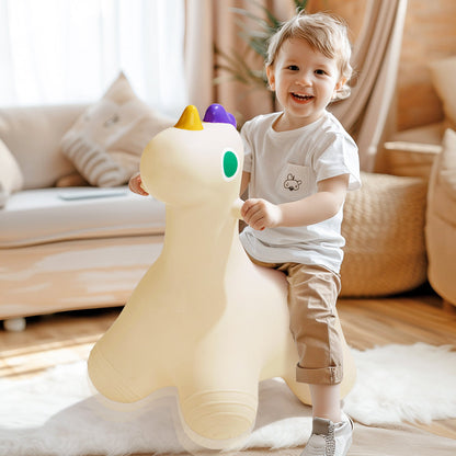 Inflatable bouncy horse