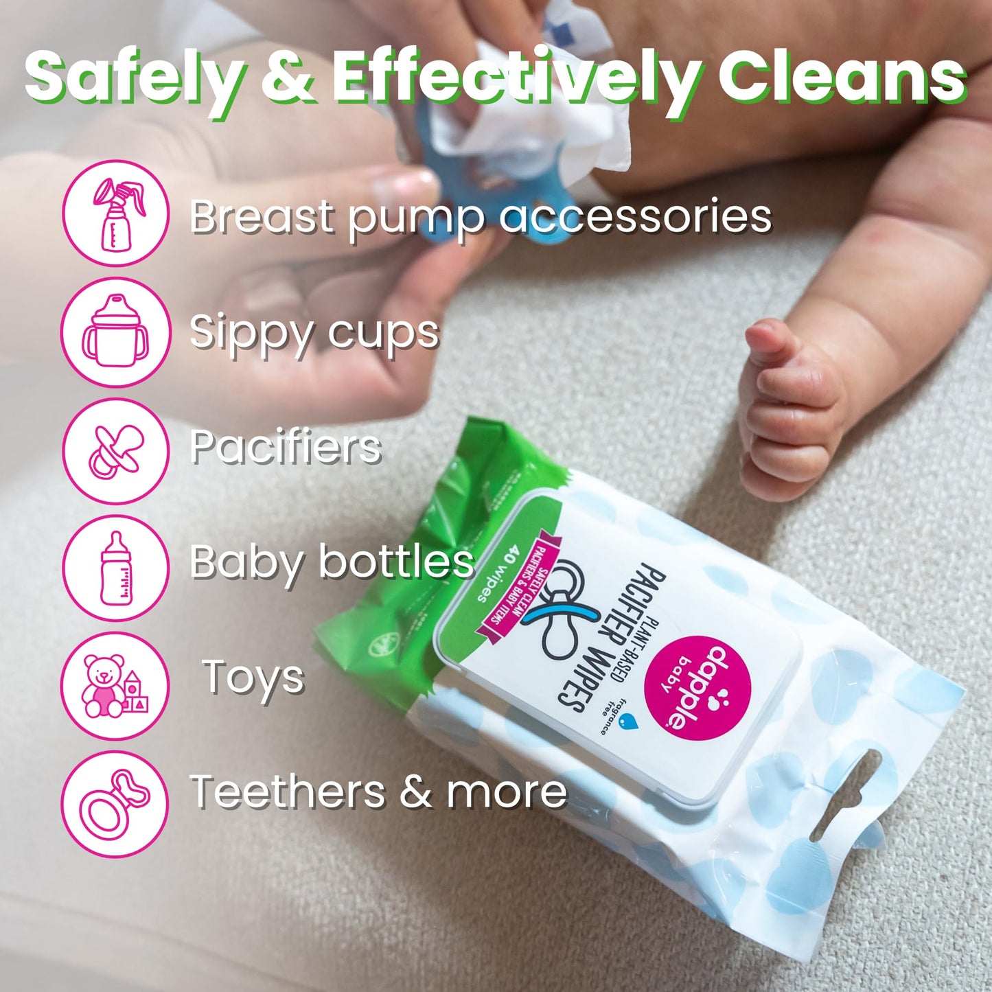 Pacifier wipes