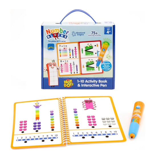 Hot Dots Numberblocks Workbook  number 1-10