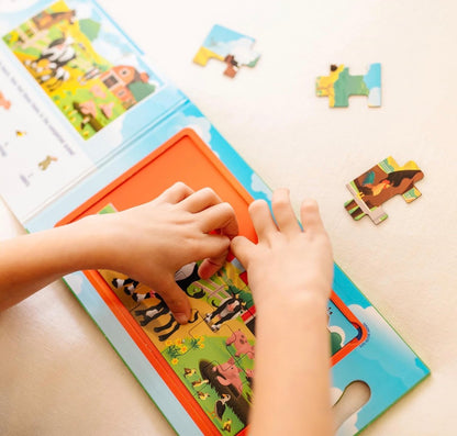 Take-along jigsaw puzzle - farm