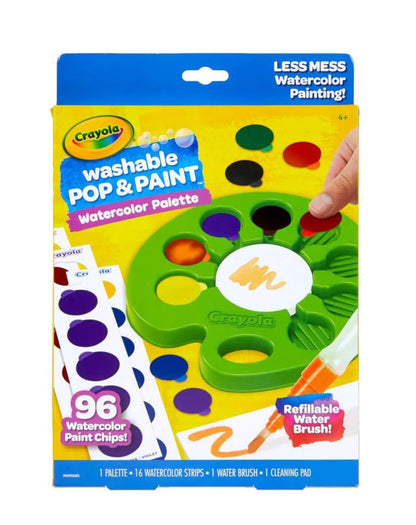 Pop & paint washable watercolor palette