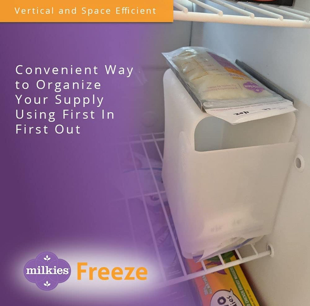 Breast milk storage tower