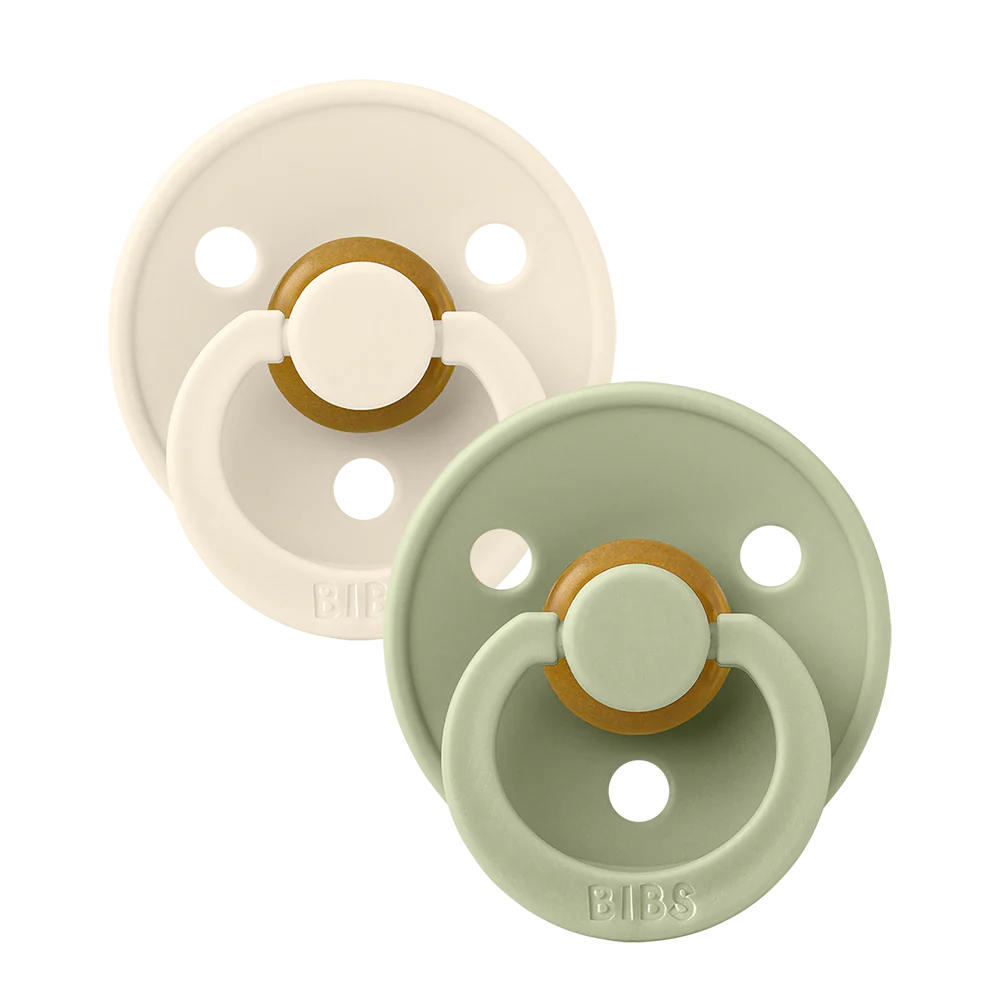 Bibs pacifier ivory / sage
