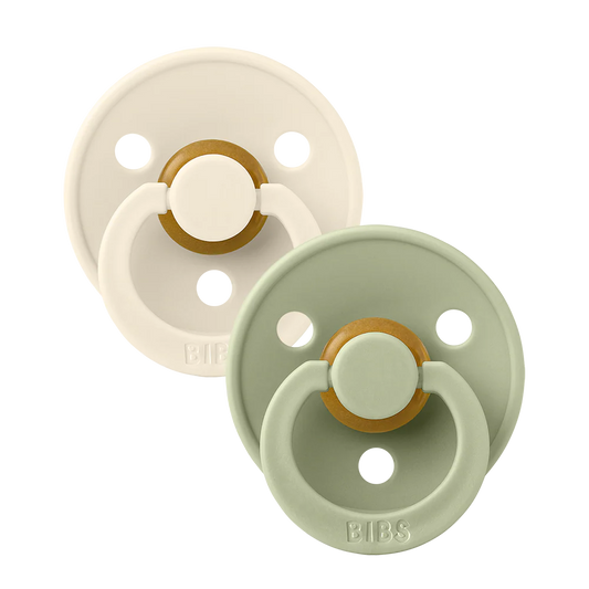 Bibs pacifier ivory / sage