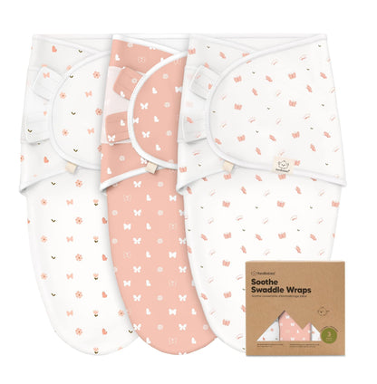 3-Pack Organic Baby Swaddle Sleep Sacks