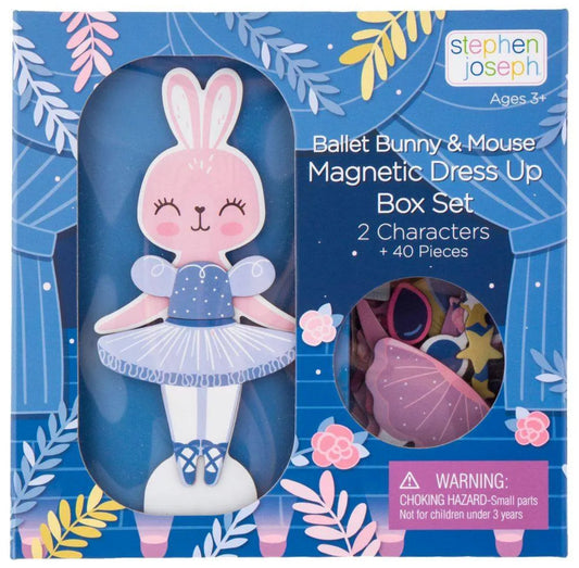 Magnetic dress up doll - bunny&mouse